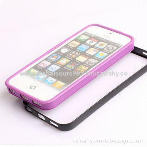 Hot selling PC and TPU mixed bumper case for iPhone 5/5s